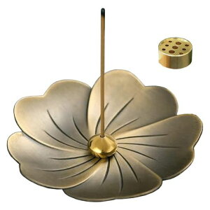 Doyimeお香立て線香立て(3個せット)香炉お香置き線香差し香皿仏壇用皿癒やし香炉香立てインテリア香炉金属製桜和風おしゃれ多機能仏壇茶道香道喫茶店睡眠書斎瞑想浄化ヨガ教室オフィス…