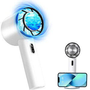 ハンディファン冷却プレート【-25°C瞬間冷却・スマホ置く可能・スタンド付属】携帯扇風機小型静音大風量ハンディ扇風機強力冷却ファン充電式Type-C対応卓上/手持ちストラップ付き長時…