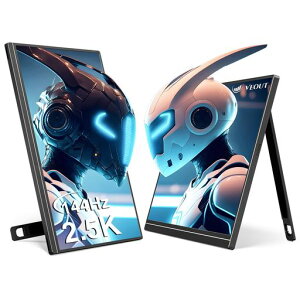 VeoutV1Pro16�^2.5K144Hz�|�[�^�u�����j�^�[4�F(�u���b�N/�V���o�[/�s���N/�u���[)�AHDRIPSFreeSync�Ή��AUSB-C&�~�jHDMI�m�[�gPC/Mac/PS5/Xbox/Switch�Ή�-