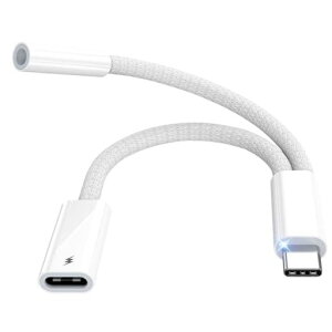 USBTypeCto3.5mmI[fBIϊA_v^[2in1CzWbNϊ^CvCCzϊDACHi-Fi24Bit/96KHz&PD60W[dgp\ʒ/ʘb/yΉ