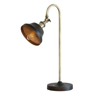 Ampouleテーブルランプデスクライト1灯E17卓上アンティークレトロ間接照明電球別売ブラック黒ブラウンLantreラントレ