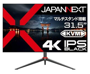 JAPANNEXT31.5C`j^[4KUHD3840x2160𑜓xIPSBLACKfBXvC(HDMI/USB-Cd(65W)/