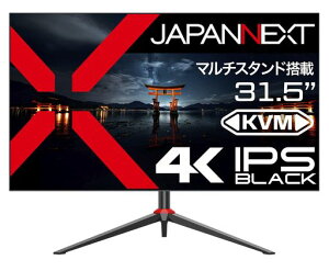 JAPANNEXT31.5C`j^[4KUHD3840x2160𑜓xIPSBLACKfBXvC(HDMI/USB-Cd(65W)/