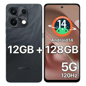 UMIDIGINote1005Gsim�t���[�X�}�z�{��12GBRAM+128GBROM1TB�g���\Android14�X�}�z120Hz���t���b�V�����[�g5G�Ή��X�}�[�g�t�H��