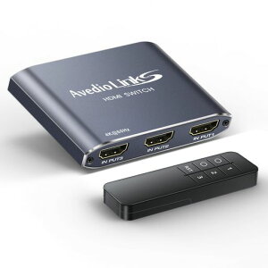 HDMI�ؑ֊�4K60Hz�A���~�j�E��������avediolinks�����R���t���Z���N�^�[3����1�o�̓X�C�b�`���[3�|�[�g�����ؑ�HDMI2.0bHDCP2.2HDR103D18Gbps�蓮�؂�ւ�