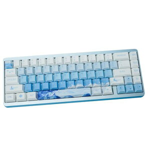 Mechkeys VARMILO Muse65 �Q�[�~���O�L�[�{�[�h�ACNC���H�A���~�����V���[�V�A�L���f���A�����[���}�O�l�e�B�b�N�z���C�g�X�C�b�`�L�[�{�[�h�AFPS�Q�[���p�̒����\�ȃg���K�[�t�� (Muse65 Ar Iel�c