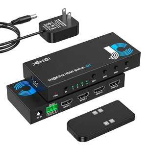 �yRS-232�ɑΉ��zJCHICIHDMI�؂�ւ���4����1�o��4K@60Hz/2K@120Hz/1080P@240HzHDMI2.0�ؑ֊�Z���N�^�[�����R���t��HDCP2.2/HDMI2.0HDR3D�Ή�