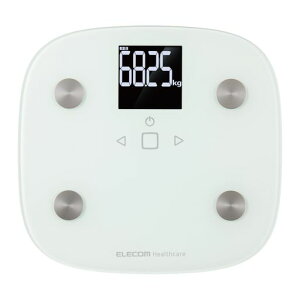 �G���R�� �̑g���v �̏d�v �\�������₷�������T�C�Y 40mm 50g�P�ʑ���(2.5kg�ȏ�~100kg�ȉ��̏ꍇ) �̏d/�̎��b��/�������b���x��/���i�ؗ�/��b���/�O��/BMI �z���C�g HCS-FS010LWH