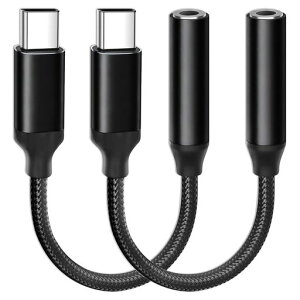 Type-cto3.5mm�C���z���W���b�N�A�_�v�^�[�C���z���^�C�vc�ϊ��y�n�C���]�����z���y�F�ؒʘb��/�r�f�I/���y�Đ����ϋv�i�C�����҂�iPhone17/16/15�V���[�Y�EiPad�EAndroid�EMac�EType