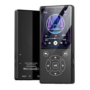 �y64GB��e�ʁzMP3�v���[���[Bluetooth5.0�y�ő�128GB�g���zHIFI�����X�s�[�J�[����2.4�C���`���ʏ��^�y��OTG�Ή�FM���W�I�E�^���E�d�q�u�b�N�E�ڊo�܂����v�@�\�t��