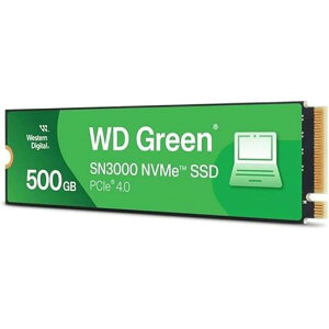 WesternDigital500GBWDGreenSN3000NVMe����SSD-�\���b�h�X�e�[�g�h���C�u-Gen4PCIeM.22280�ő�5000MB/�b-WDS500G4G0E