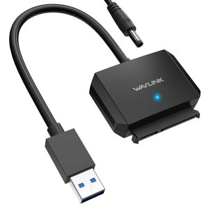 WAVLINKSATA-USBType-An[hhCuP[u5GbpsUSB3.0toSATAP[uUASPΉOtn[hhCuSATAI/II/IIIRlN^[2.5C`SSD/HDD3.5C`HDD