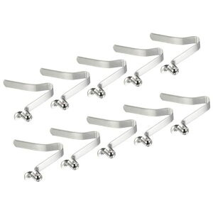 PATIKIL�J���b�N�p�h���X�i�b�v8x6mm�e���g�|�[���N���b�v10�Z�b�g�X�`�[��V���^�V���O���s���v�b�V���{�^���X�v�����O�N���b�v�L�����v�I�[�j���O�p�`���[�u�|�[���N���b�v