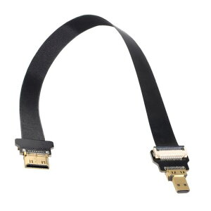 CYFPVMiniHDMI-�}�C�N��HDMI����FPC�t���b�g�P�[�u��1080P�AFPVHDTV�}���`�R�v�^�[�q��ʐ^�pUSBC�I�X����USBA���X