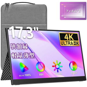 �y2026�V���f���z���o�C�����j�^�[���o�C���f�B�X�v���C�Q�[��cocopar17.3�C���`4K�X�C�b�`�p���j�^�[�����IPSDCI-P3100%�����y��3840*2160UHDFreeSync�Ή�/�u���[�J�b�g�@�\USB