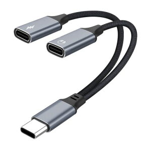 �y2026MFi�F�ؕi�z�^�C�vc�C���z���W���b�N2in1Type-C�C���z���W���b�N��USB-CPD�[�d�ɕϊ�����A�_�v�^�[�^�C�vc���򉹐��ʘb���T�|�[�g���ʒ��ߋ}���[�d�����x�i�C�����҂ݎ�iPhone17/16/15/iPad