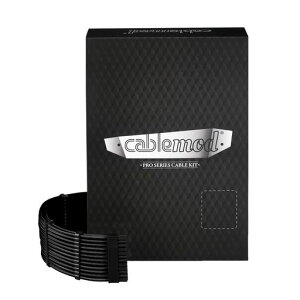 CableMod C-Series Pro ModMesh Sleeved 12V-2x6 12VHPWR Dual StealthSense Cable Kit for Corsair Type 5 RMX Shift (Black)