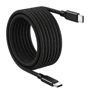 USB-C&USB-C�P�[�u��3mLpoieJun�y240WPD�Ή�/USB3.2Gen2x2-20Gbps�f�[�^�]���z8K@60Hz/4K@240Hz�f���o��E-Marker�`�b�v���ڒ����ϋv�i�C�����҂݃^�C�vCUSB