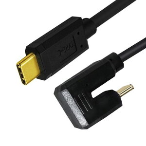Cablecc 10Gbps USB 3.1 Type-C �I�X - �V���O�����b�N�܂݃l�W U���^ ���Α��p�x�t�� USB-C �f�[�^ 4K �P�[�u�� �p�l���}�E���g�^�C�v 1M