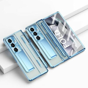 �yGalaxy Z Fold7��p�z����PC�P�[�X 3D�d�t�t���[�� 360�x�h�� �����X�^���h �y�����[�t�� �����K���X���O��ʕی�t�B���� �q���W�ی�J�o�[ ���C�����X�[�d�Ή� ���^ �y�� �����Y�ی� �蒠�c