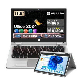 Wingame2in1�m�[�g�p�\�R��OFFICE2024����11.6�C���`�^�b�`�p�l��360°��]�\Windows11�~�j�m�[�gpc�C���e��J3355E�y�ʃ^�u���b�gpc