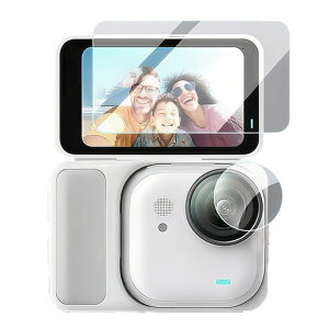 BLOOPIC�K���X�t�B����Insta360GOUltra�Ή��y2+2���Z�b�g�z�ی�t�B���������ߗ��t���ی�t�B�����d�x9H����h���ϏՌ���U�h�~�y�ʋC�A�[���\��t���ȒPInsta360GO