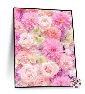 �_�C�������h�A�[�g��DIY�_�C�������h�y�C���e�B���O����G��S�ʓ\��t���^�C�v�r�[�Y�A�[�g30x40cm�s���N�Ԏ萅