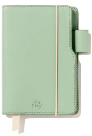 いろは出版 ノート ミニ A6変形 SUNNY LIGHT NOTE BOOK 無罫 【almond green】 L-LSLN-P-05
