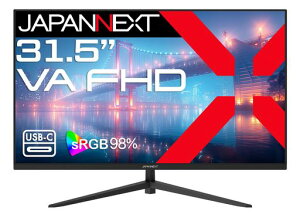JAPANNEXT31.5C`VAplڃtHD(1920x1080)𑜓xtj^[JN-V315F2-C6HDMIDisplayPortUSB-C(ő65Wd)sRGB:98%y2Nۏ؁z