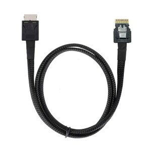 CY �X�������C���P�[�u�� OcuLink PCIe PCI-Express SFF-8611 4i - SFF-8654 SSD �f�[�^�A�N�e�B�u�P�[�u�� 50cm