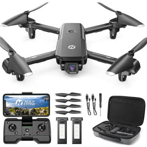 HolyStone�h���[���J�����t��100g�������O���^GPS���ڐ\���s�v1080P�J�������[�P�[�X�t���o�b�e���[2��28����s���Ԏ����A�҃t�H���[�~�[���[�h�E�F�C�|�C���g���[�hHS155��