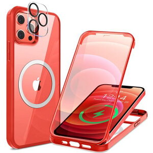 HAUTRKBGiPhone13Mini�p�P�[�X�N���A���ʋ����K���X�S�ʕی�[MagSafe�Ή�][�J�����t�C������][�s�q�^�b�`]�}�O�Z�[�t���C�����X�[�d�Ή��ČRMIL�K�i�擾�ϏՌ��A�C�t�H��13Mini����