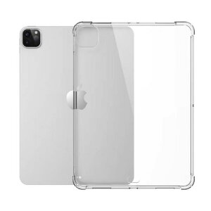 AMIUKON�N���A�P�[�XiPadPro11�C���`�ɑΉ�(M5/M4�A2025/2024)��p���^�X�����y�ʏ��h�~�ϏՌ��V���R�[���S��TPU�f�ސ��o�b�N�J�o�[����(ForiPadPro11�C���`(M5/M4))