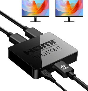 SEICCOHDMI���z��4KHDMI�X�v���b�^�[2��ʓ����o�͕���3DHDCP1.4b�Q�[���@/HDTV/DVD�v���[���[�ɓK�p2.0�����P�[�u���t��(4K1����2�o��)