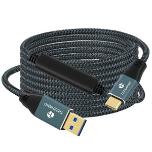 Thzzhnno USB C - USB-A �P�[�u�� 10Gbps 8M�AUSB 3.1 USB 3.2 Gen2 �f�[�^�]���P�[�u�� �AUSB Type C�R�[�hiPhone/MacBook Pro/iPad Pro�p