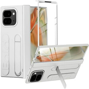 Miimall�Ή�Pixel9ProFold�X�^���h�t���q���W�ی십���K���X�t�B���������X�}�z�P�[�X�y�ʑϏՌ�case�O�[�O���s�N�Z��9�v���t�H�[���h�P�[�X�J�����ی�o���p�[PixelFold2360�x