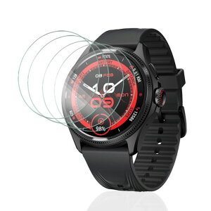 �y4���Z�b�g�zFor Ticwatch Pro 5 Enduro �t�B���� YILLIONS �����K���X �ی�t�B���� Ticwatch Pro 5 Enduro �K���X�t�B���� ���{���Ɏq�f�ސ� �d�x9H ��U�h�~ �X�N���b�`�h�~ ��������