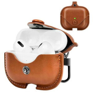 CIOODDW airpods pro 3 �P�[�X �Ή��yCIOODDW�zairpods pro 3 �����{�v PU���U�[ �G�A�|�b�Y�v��3 �P�[�X ���U�[ �S�ʕی� �[�d LED���C�g�������� �ϏՌ� �y�� �L�Y�h�~ ������� ���C�����X�[�d�Ή�