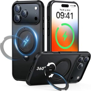 �y��_360°��]�E10�N�̏��S�J���zPeerockiPhone17Pro�p�P�[�X�y���@�\��́E360°�V��_��]�X�^���h�z�ČRMIL�K�i�ϏՌ�MagSafe�Ή����ϋv���ő�25W�}���[�d�Ή��w��h�~/�}�b�g�d�グ/���ϖh�~�c