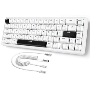 ATTACK SHARK X65HE ���s�b�h�g���K�[ ���C�� �Q�[�~���O�L�[�{�[�h 65% �L�� 8KHz�|�[�����O���[�g 0.01mm RT���x 0.125ms��x�� Snap Tap QMK�Ή� RGB�o�b�N���C�g �z�b�g�X���b�v