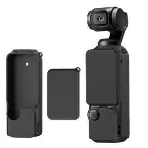 �yBARDATS�z�A�N�V�����J���� �ی�P�[�X For Osmo Pocket 4 �P�[�X �_�炩�� �V���R���� �S�ʕی� �y�� �����h�~ �h�~ �L�Y�h�~ �w��h�~ �h�� �ϏՌ� �S�ʕی� (�u���b�N)