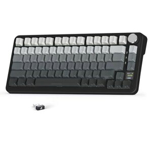 ATTACKSHARKX85Pro�Q�[�~���O���J�j�J���L�[�{�[�h�u���[�x���[�X�C�b�`�K�X�P�b�g�}�E���g���j�APBT�L�[�L���b�vOEM�J�X�^�}�C�Y���C�����X����3�ڑ����[�h2.4G/Bluetooth/USB-CTFT�X�N���[��