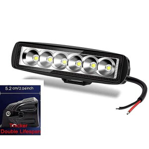 X-STYLE LED���[�N���C�g 18W �X�|�b�g���C�g 6�A LED ��Ɠ� �h���E�h�o�E�������E�h�U�E�ϏՌ� �ėp �ԊO�� �_�Ƌ@�B ������ �D�� �q�ɍ�� �Ɩ� 12V 24V �z���C�g (2)