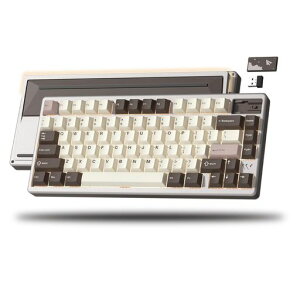 Womier�Q�[�~���O�L�[�{�[�h75%���C�����X���J�j�J���L�[�{�[�h8000mAh��e��QMK/VIA�Ή�CNc�A���~�j�E����Bluetooth/2.4G/�L���ڑ��z�b�g�X���b�v�Ή�RGB���C�g�t��(SK71