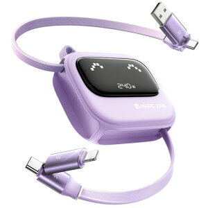 MAGICJOHN�yPD240W/5AUSB-C�P�[�u���E1.2m������莮�[�d�P�[�u���z�^�C�vc7�i�K�L�k���u�R�[�h���[�E�����^�ѕ֗��v������PD�EPPS�EAC�Ή�4in1�������[�d