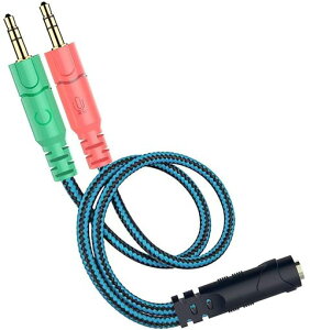 3.5mmWbNP[uwbhZbgA_v^[LbgI[fBIzP[u(4ɃX-3ɃIXx2)3.5mm}CNtCzPCŎgp邽߂̕ϊP[u-20cm