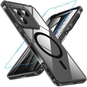 OWKEY Xperia 1 VIII �P�[�X �y�K���X�t�B�����t���EMagSafe�Ή��z XQ-GE44 SO-51G �J�o�[ ���΂݂Ȃ� �}�O�l�b�g���� �}�O�Z�[�t�Ή� �S�ʕی� �ϏՌ� �����Y�ی� ���^ �y�� �w��h�~ �X�g���b�v�z�[�c