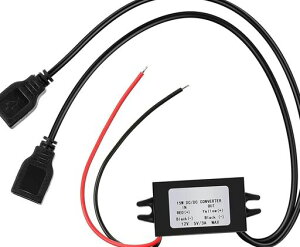 LEAUNGYOO�ԗpUSB�d���|�[�g�f���A��DC�d���ϊ��R���o�[�^�[2USBDC-DC�d�͕ϊ���12V/24VTo5V3A15W�_�u���J�[�R���o�[�^USB�d���A�_�v�^�~�����M�����[�^(2USB)