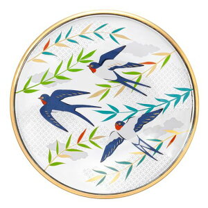 アデリア(ADERIA)【プレミアムニッポンテイスト吉祥花鳥燕と柳豆皿日本製化粧箱入6846】つばめやなぎおちょこぐい呑みおしゃれギフト女性母の日食器父の日夫婦結婚挨拶回り縁起物贈答品…