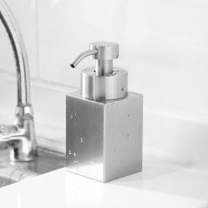 手洗い液ボトル泡立てソープディスペンサー詰め替え用ステンレス鋼節約仕様ポンプヘッド付き食器洗剤入れキッチン・バスルーム・ホテル・洗面所・レストラン・キッチン洗剤・ディス…